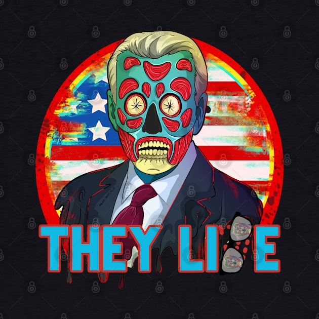 Obey Creepy Joe Sci-Fi Horror Zombie by Trendy Black Sheep